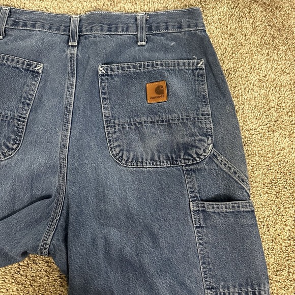 Carhartt Carpenter Jeans Men's 34x30 Paint/Stains Workwear Skater Trendy - Picture 8 of 15